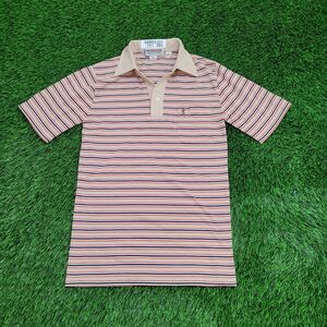 Vintage 90s MacGregor MOD Polo Shirt XS 16x26 Striped